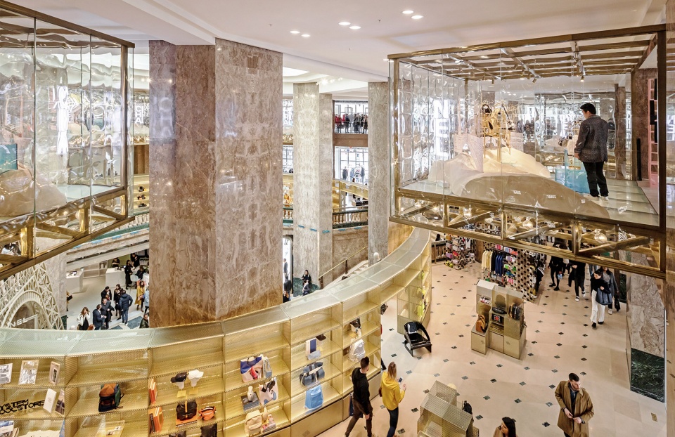 Galeries Lafayette Flagship on Champs Élysées by BIG