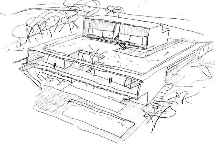 villa with two patios by abalossentkiewicz as