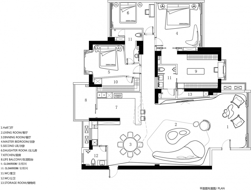 apartment cool gentleman china by ad architecture