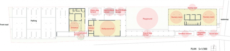 megumikai dai1bukkou nursery school by new office