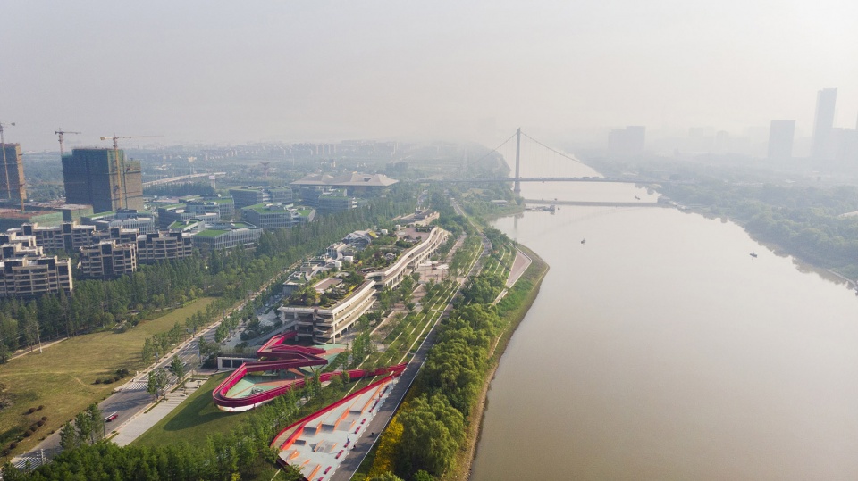 riverside commercial eco park china by collective landscape design