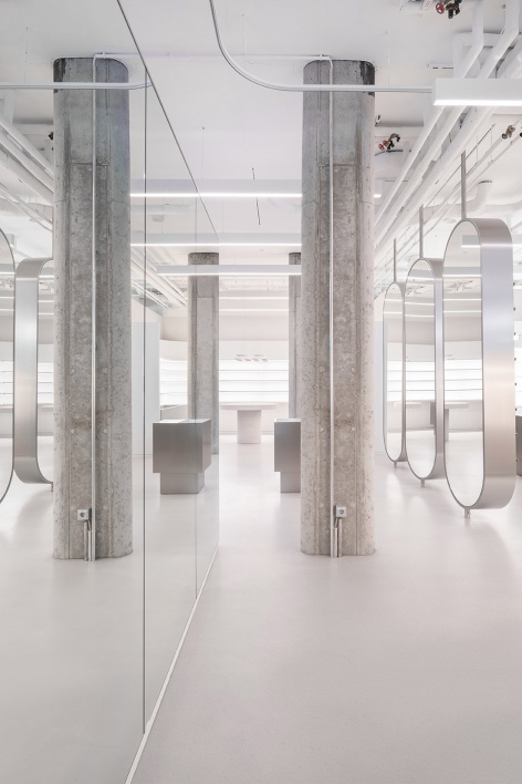 zalando beauty station by batek architekten