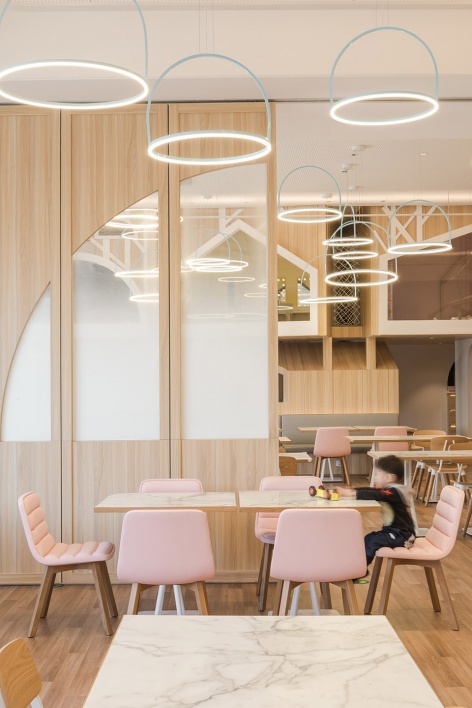 vitaland kid restaurant childrens treehouse park by golucci interior architects