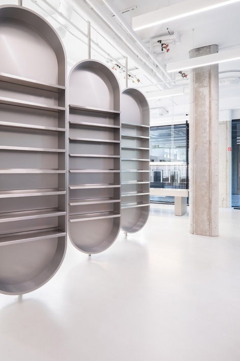 zalando beauty station by batek architekten