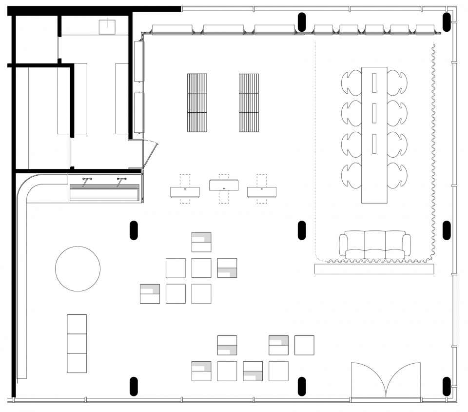 zalando beauty station by batek architekten