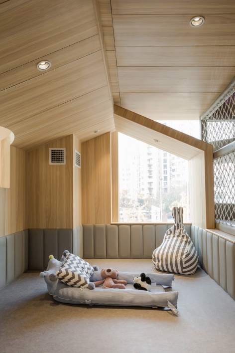 vitaland kid restaurant childrens treehouse park by golucci interior architects