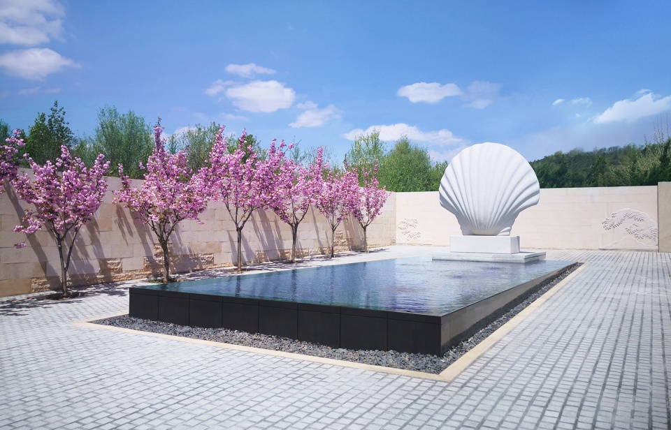 yantai sea burial memorial china by aul creative