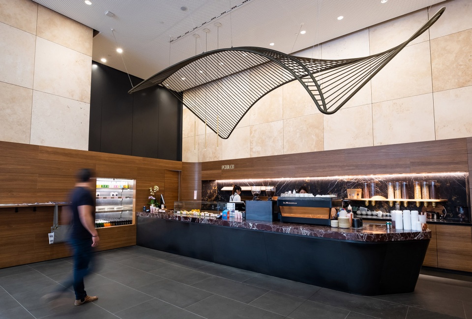 one melbourne quarter installation by uap woods bagot