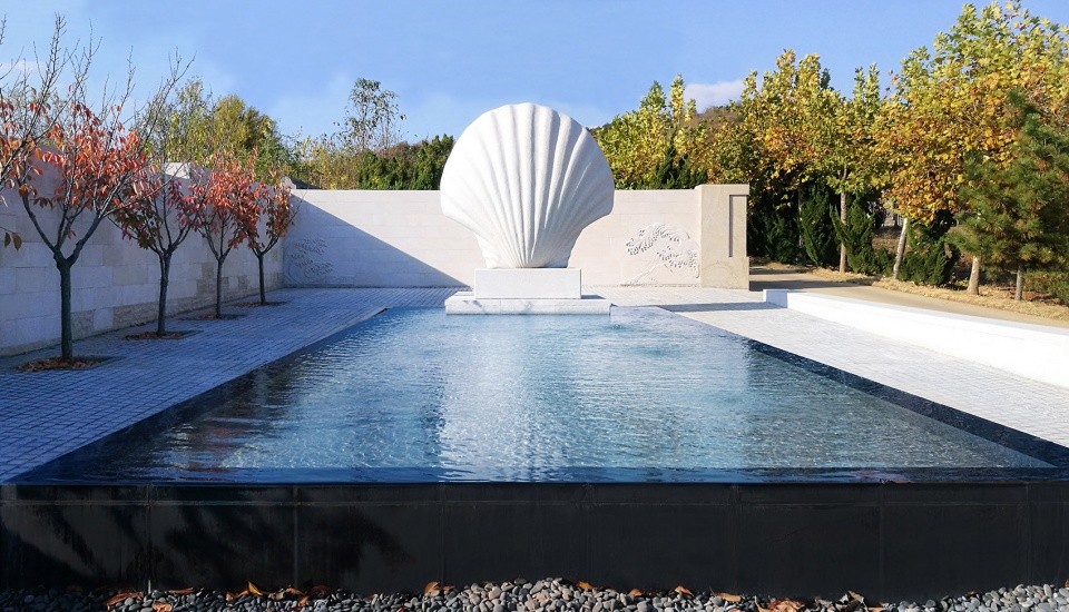 yantai sea burial memorial china by aul creative