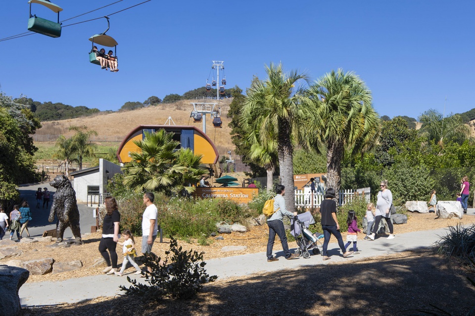 california trail at the oakland zoo by noll tam architects