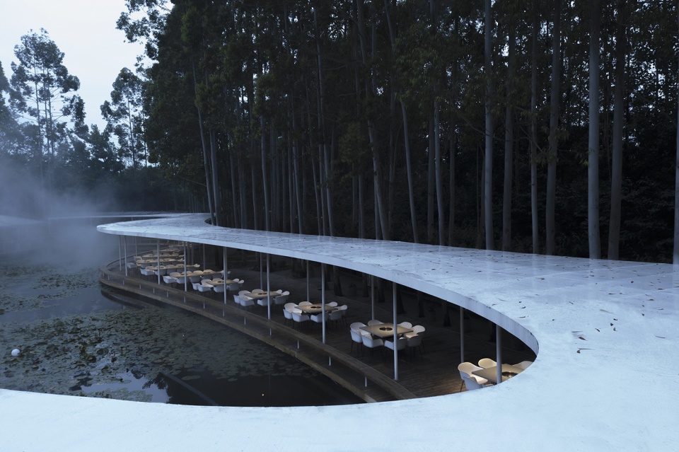 garden hotpot restaurant china by muda architects