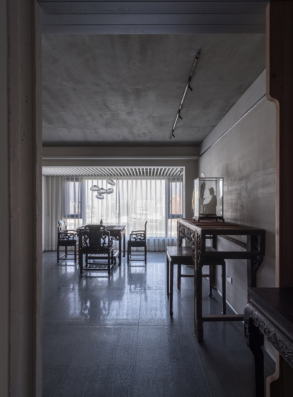 quiet and elegant house created between ancient and modern gray space in fuzhou china by leisure design