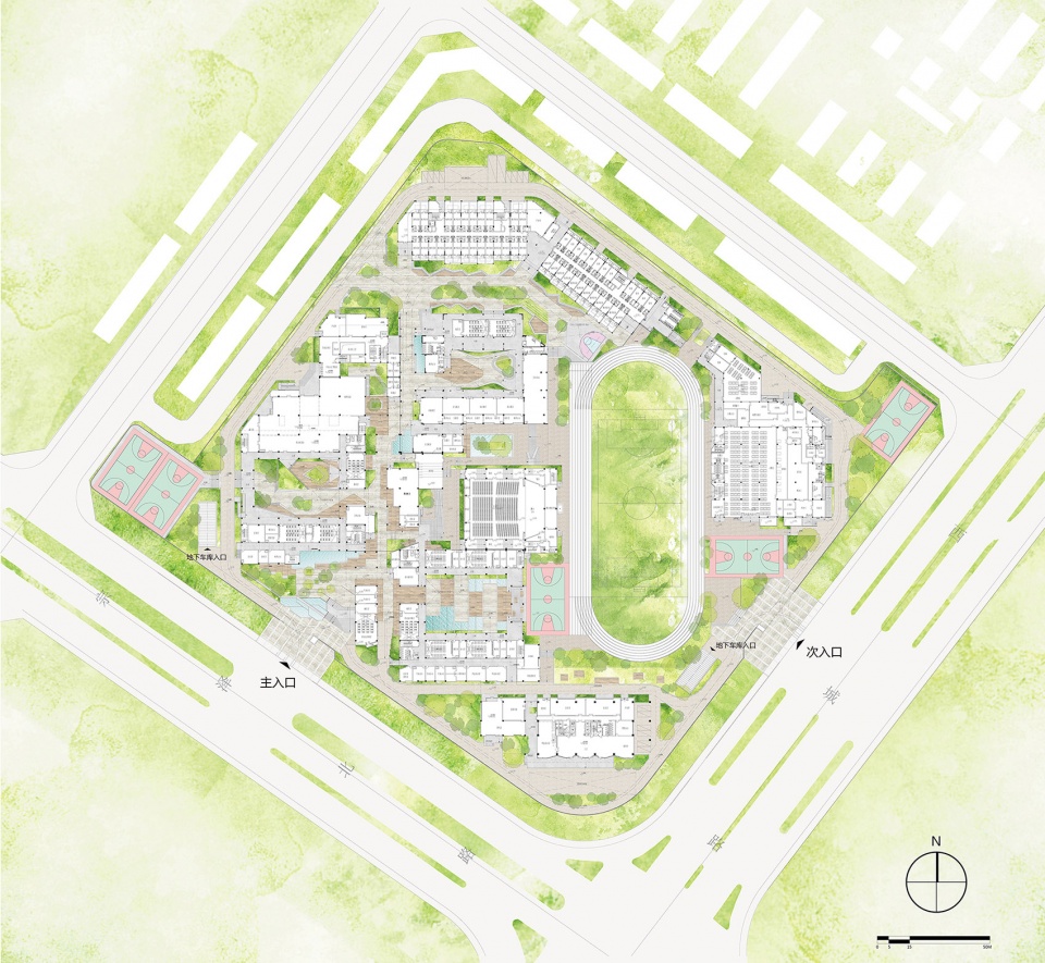 yiwu foreign languages school china by lycs architecture