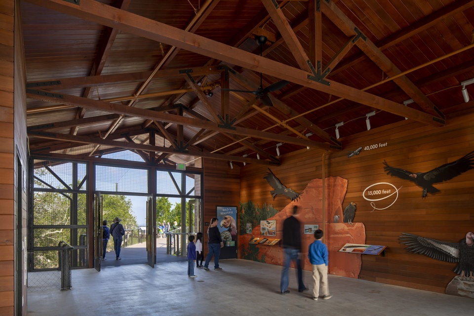 california trail at the oakland zoo by noll tam architects