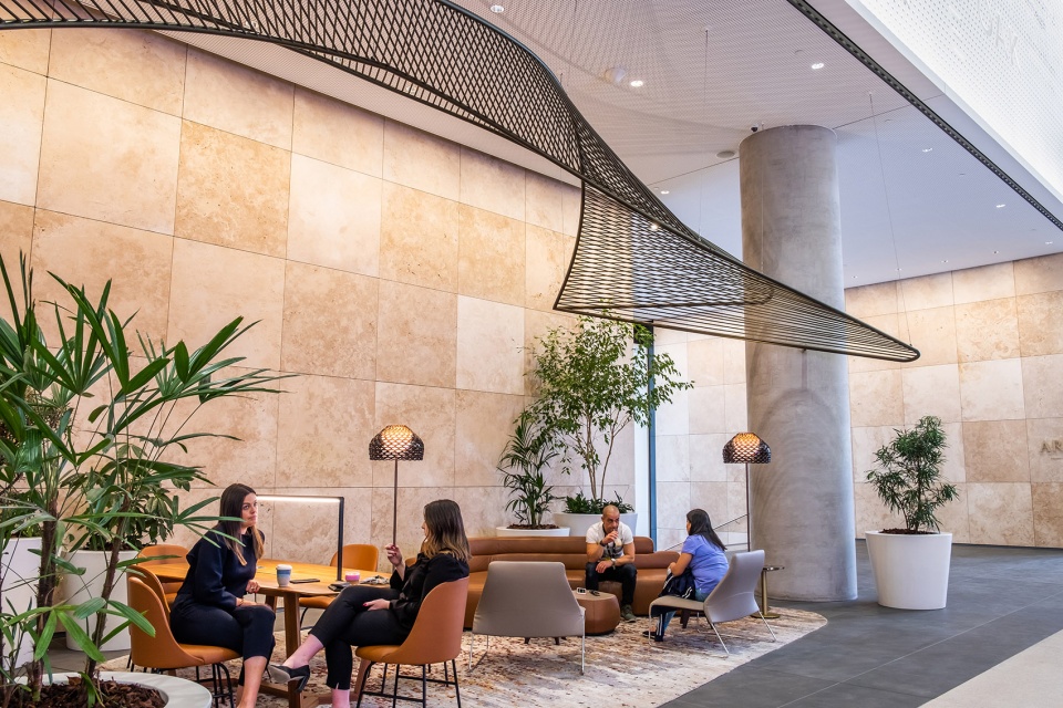 one melbourne quarter installation by uap woods bagot