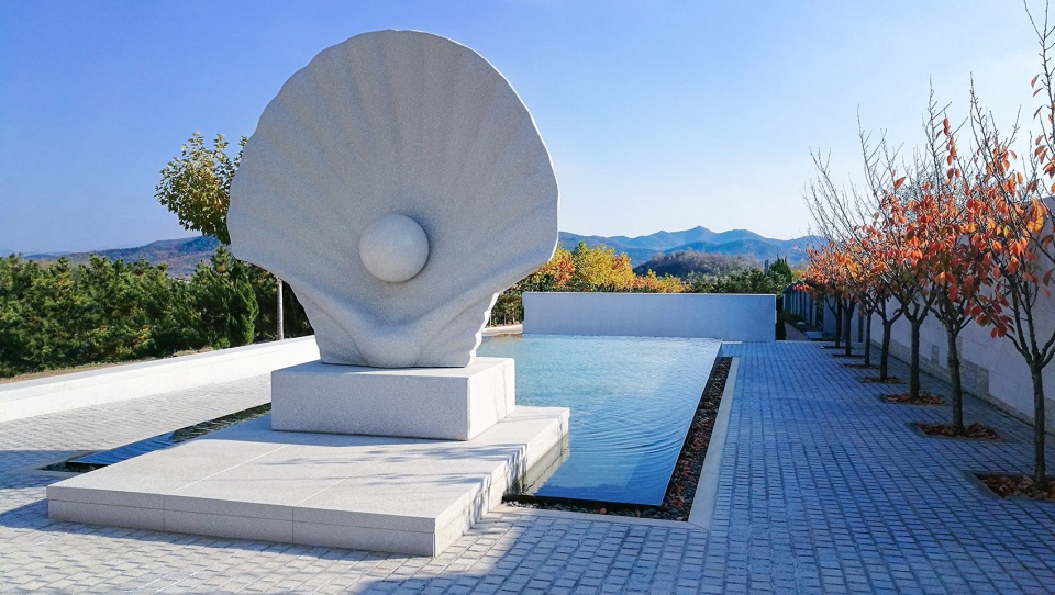 yantai sea burial memorial china by aul creative