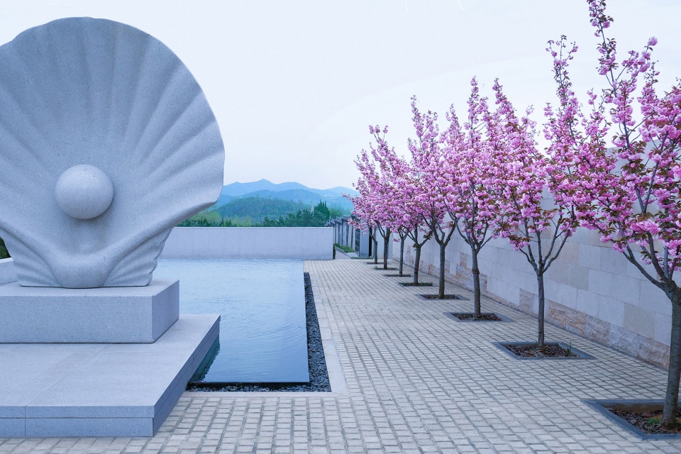 yantai sea burial memorial china by aul creative