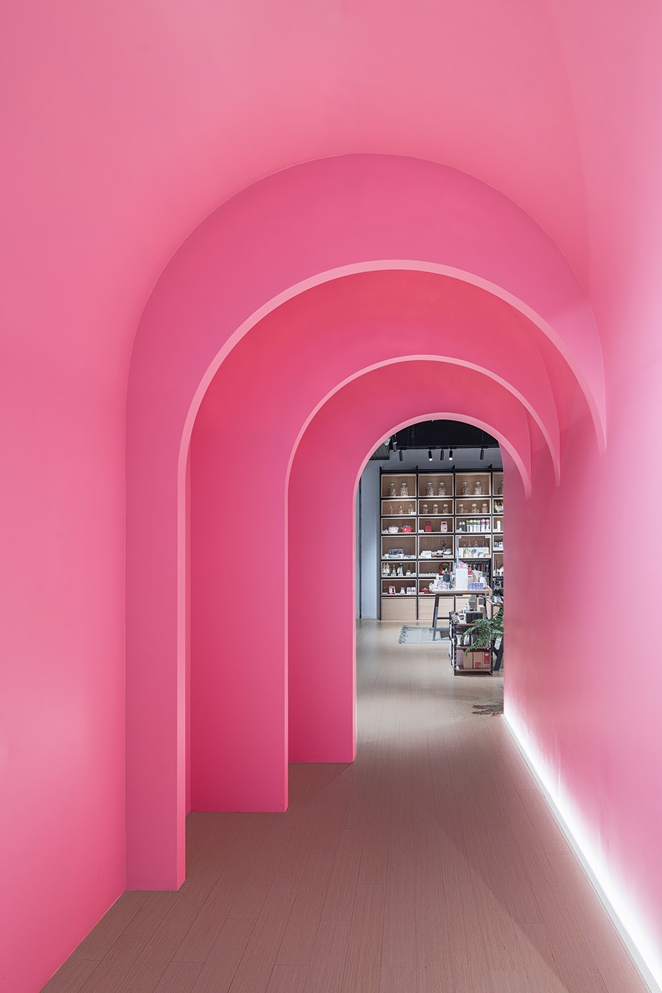 new offline retail space strategy of yitiao tv china by atelier archmixing