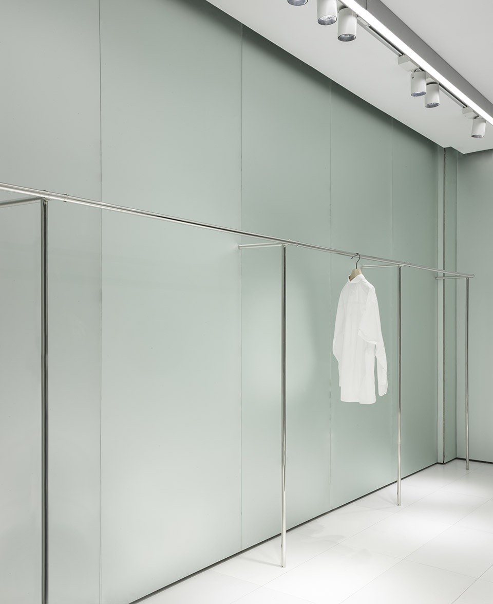 clean boutique showroom for mixx in hangzhou china by say architects