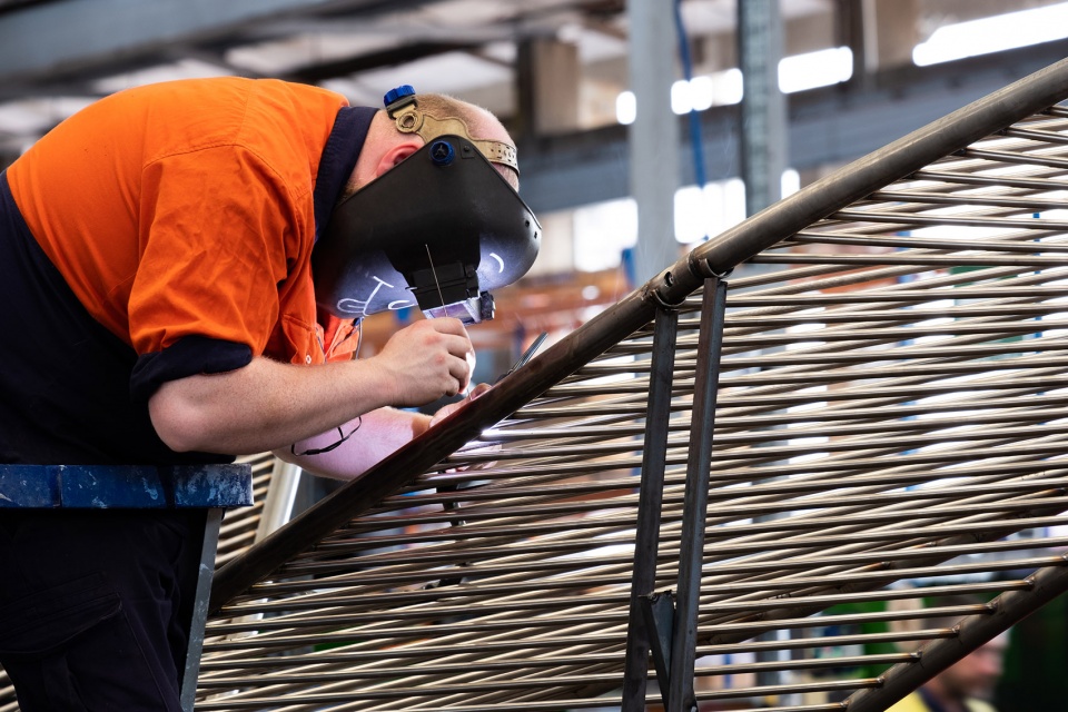 one melbourne quarter installation by uap woods bagot