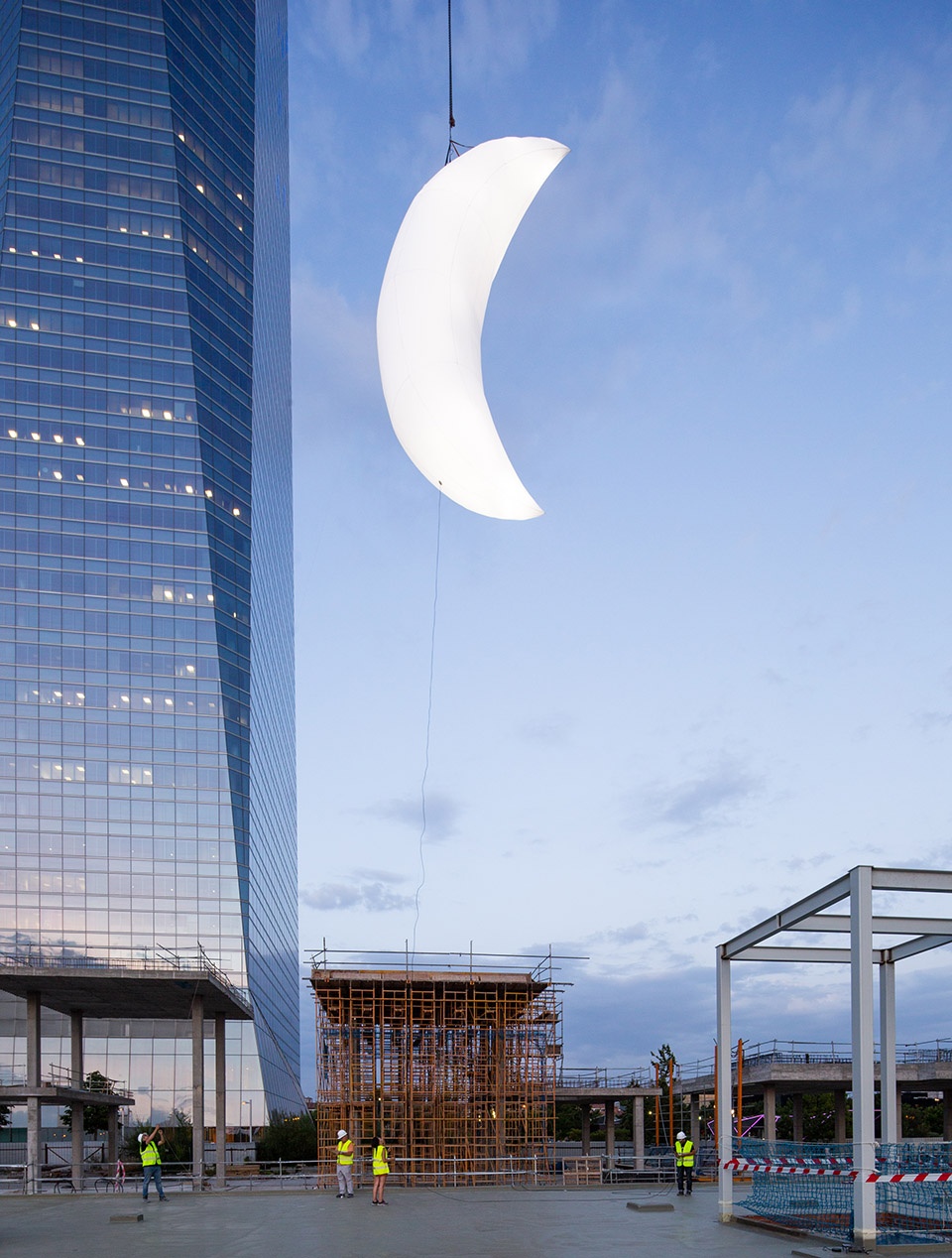 moon urban art by spy