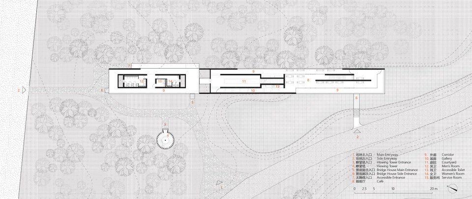 swan lake bridge house and viewing tower in shandong china by tao trace architecture office