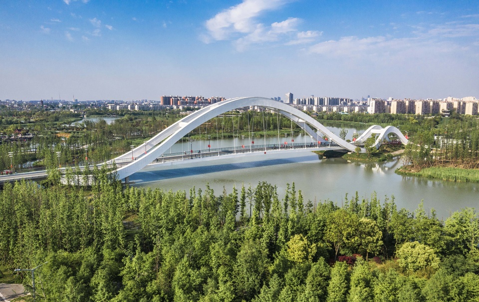 yangzhou canal sanwan scenic area china by igreendesign