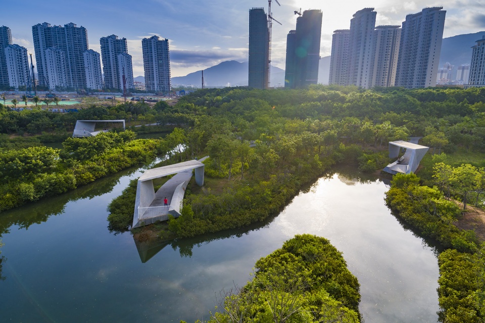 sanya mangrove park china by turenscape