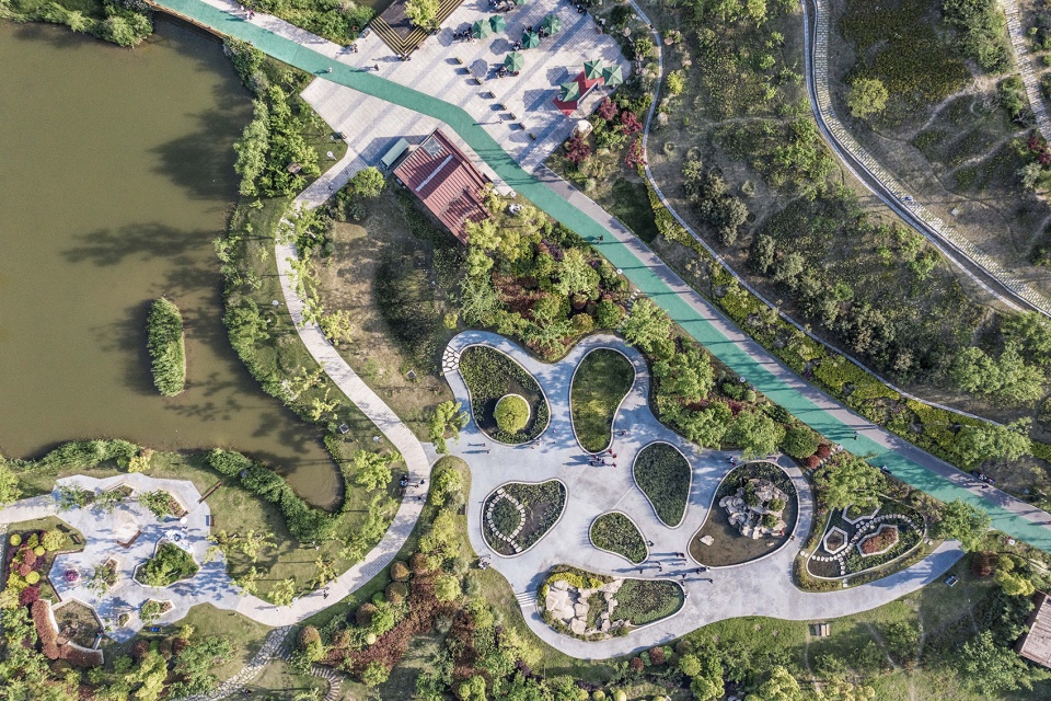 yangzhou canal sanwan scenic area china by igreendesign