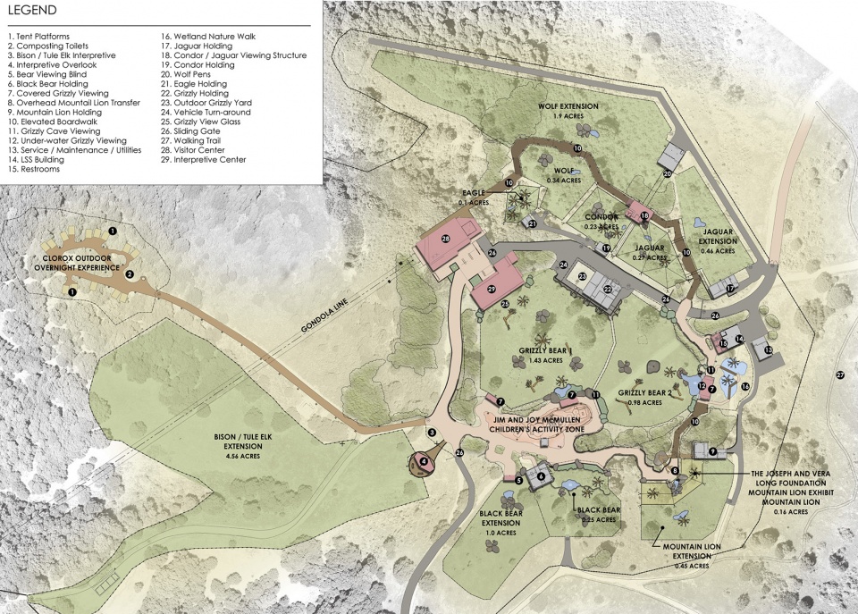 california trail at the oakland zoo by noll tam architects