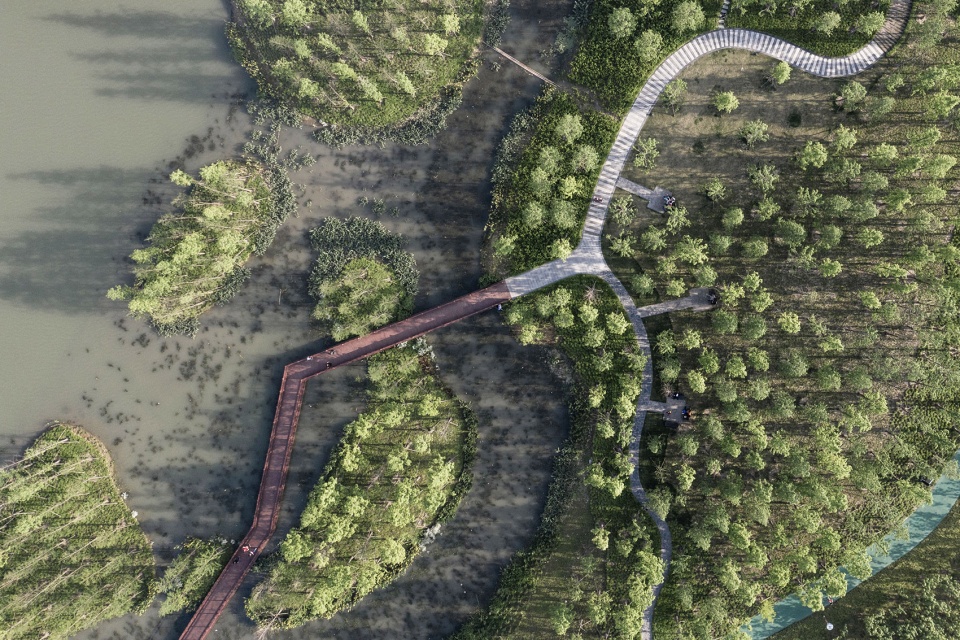 yangzhou canal sanwan scenic area china by igreendesign