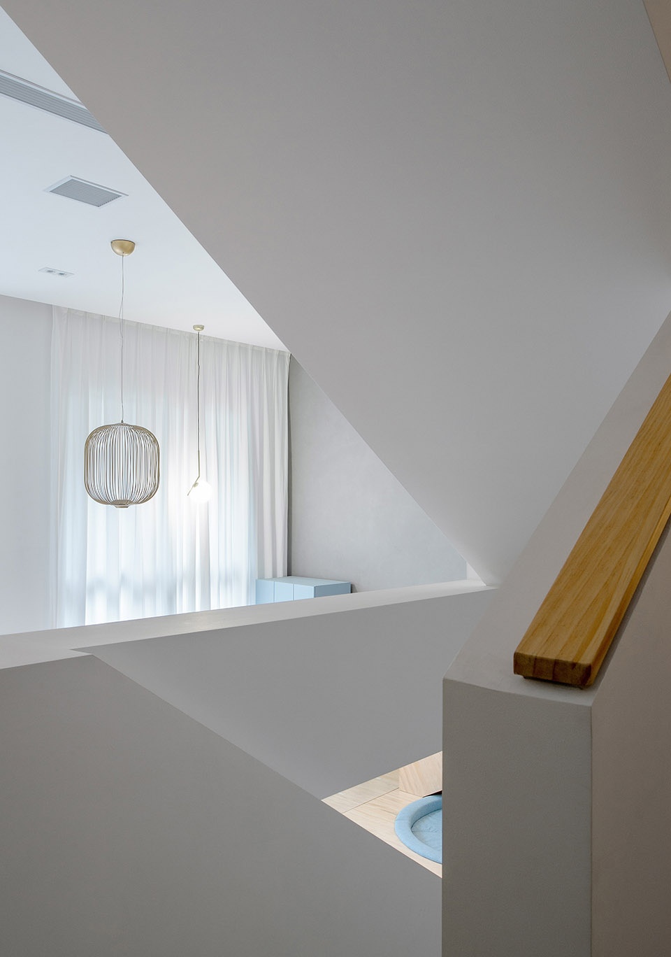 geometrical space for a two kid family china by atelier dy