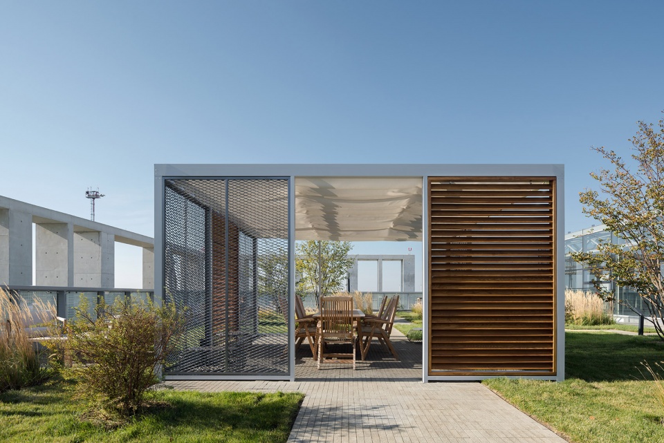 platov airport vip terminal by nefa architects
