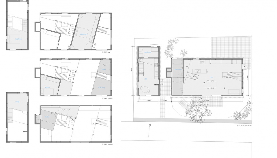 house in hakuraku by tato architects