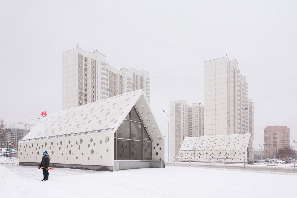 solntsevo metro station by nefa architects