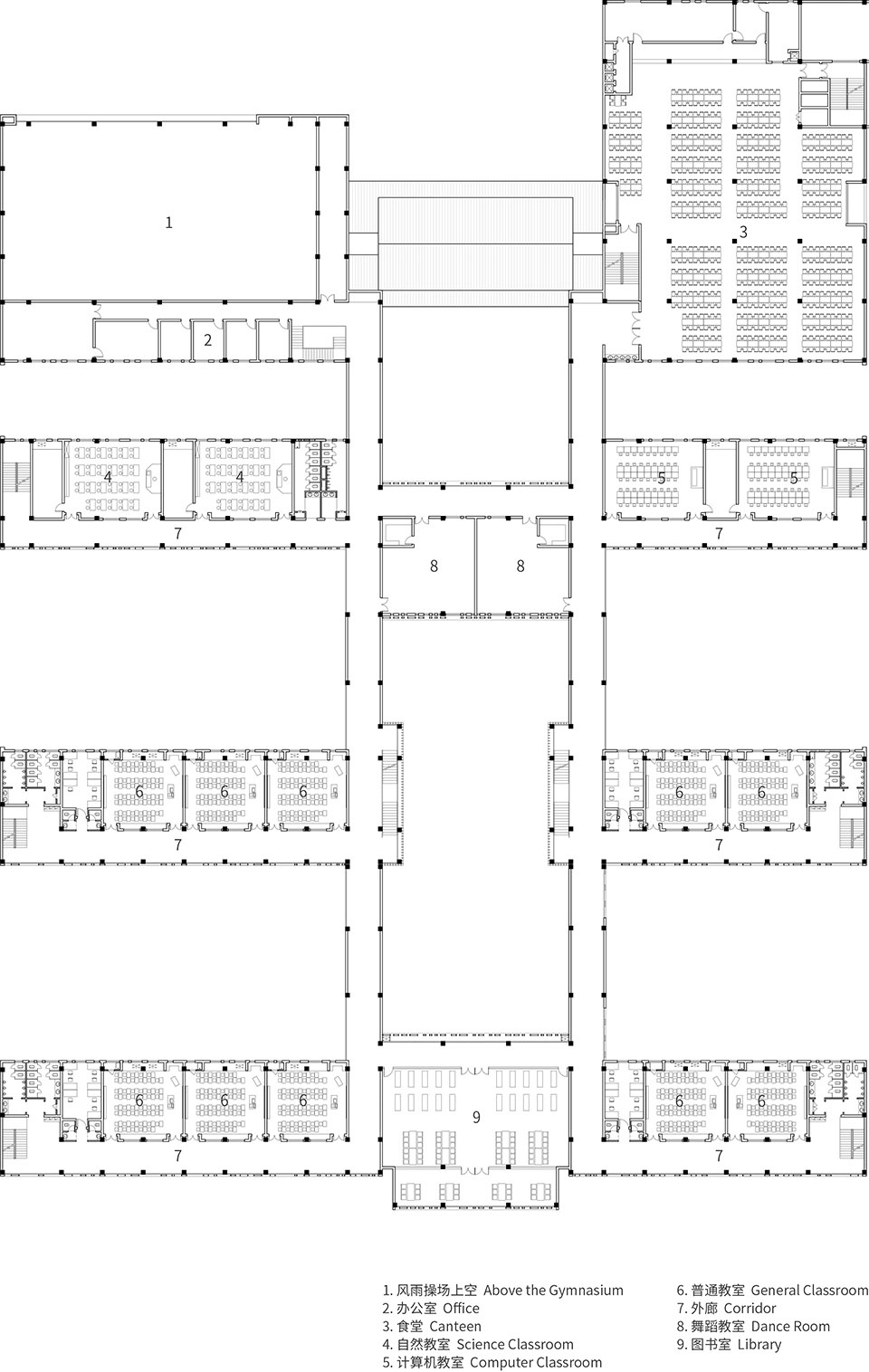 hangzhou hangxing road primary school china by gla design