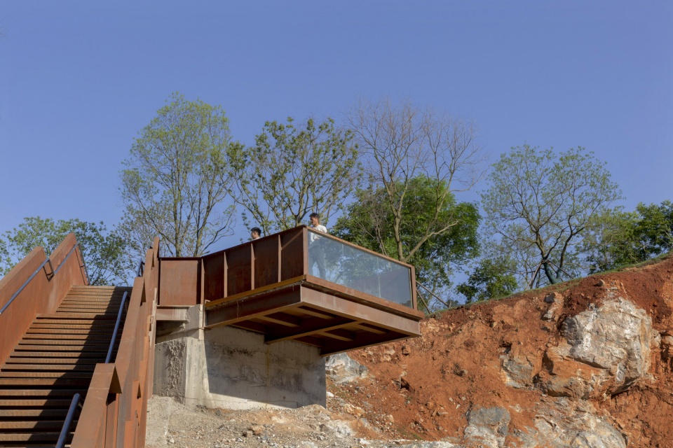 nanjing tangshan quarry park china by zt studio