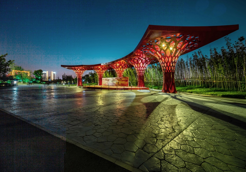 yangzhou canal sanwan scenic area china by igreendesign