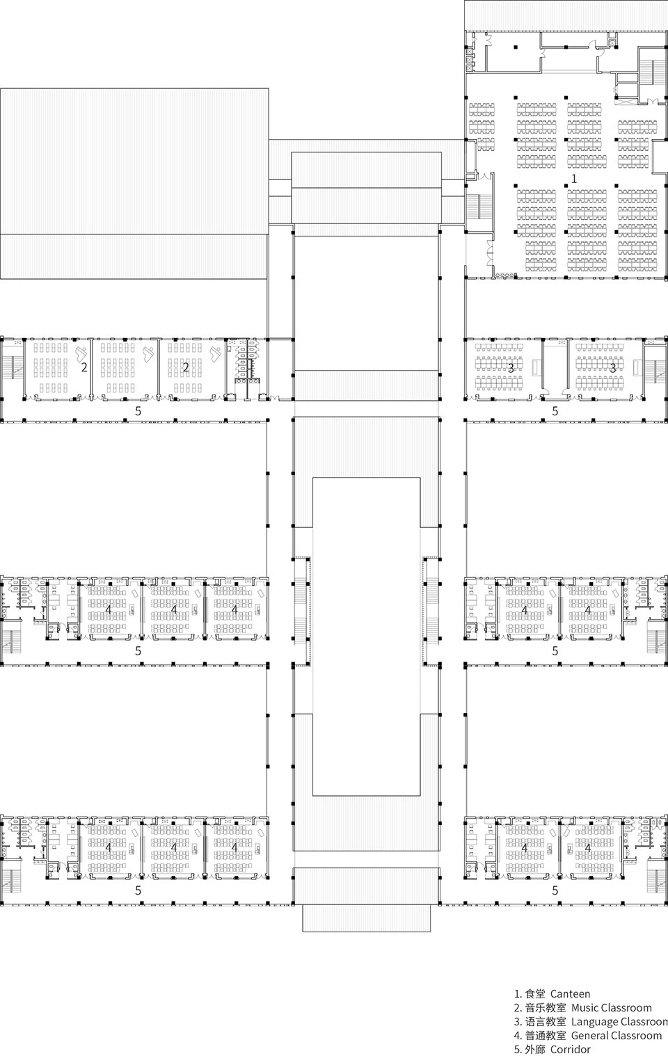hangzhou hangxing road primary school china by gla design