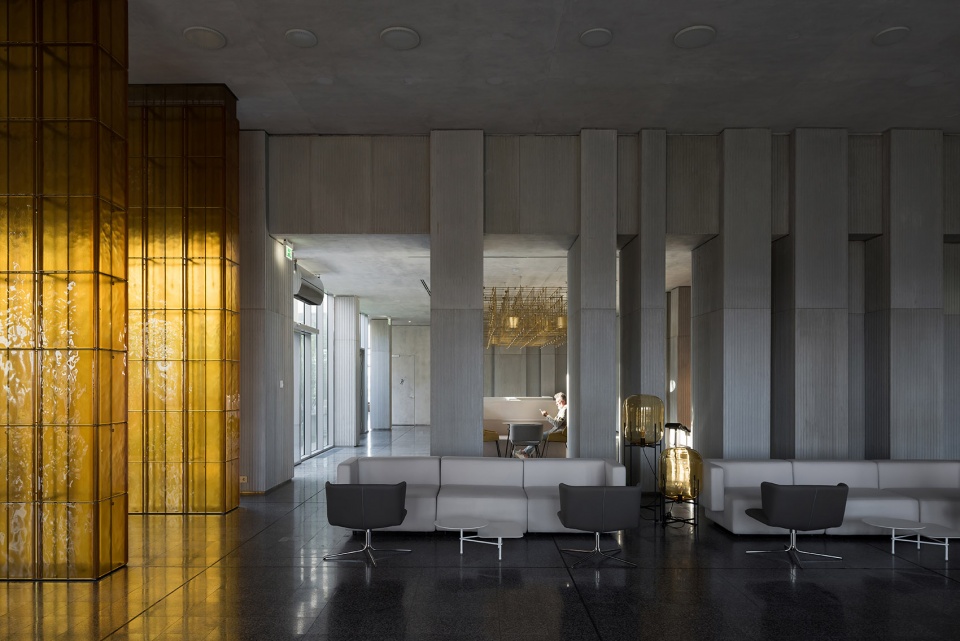 platov airport vip terminal by nefa architects
