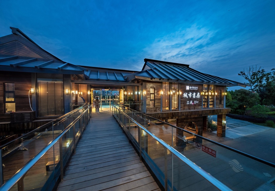 yangzhou canal sanwan scenic area china by igreendesign