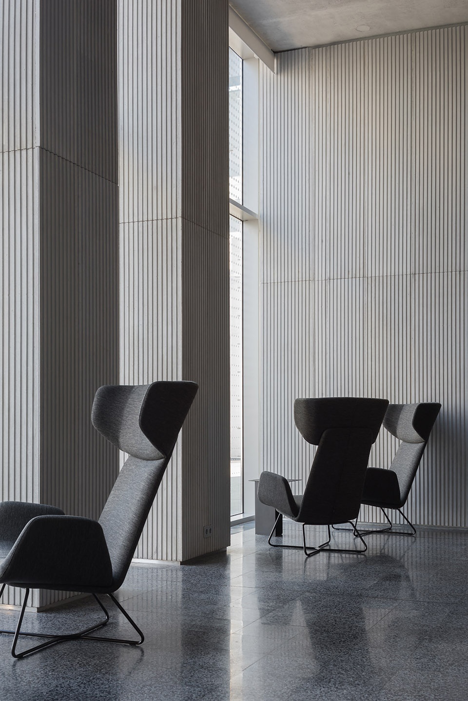 platov airport vip terminal by nefa architects