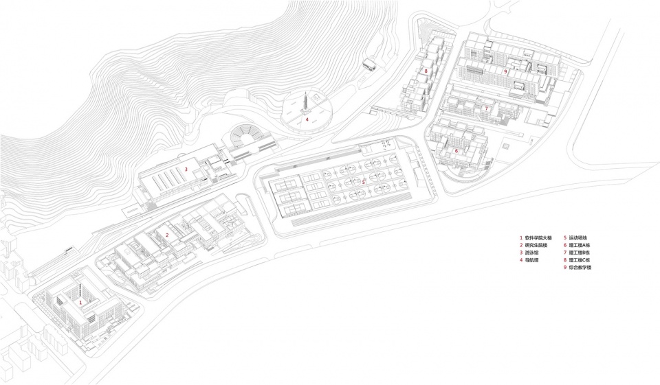 hunan university tianma new campus complex china by regional studio