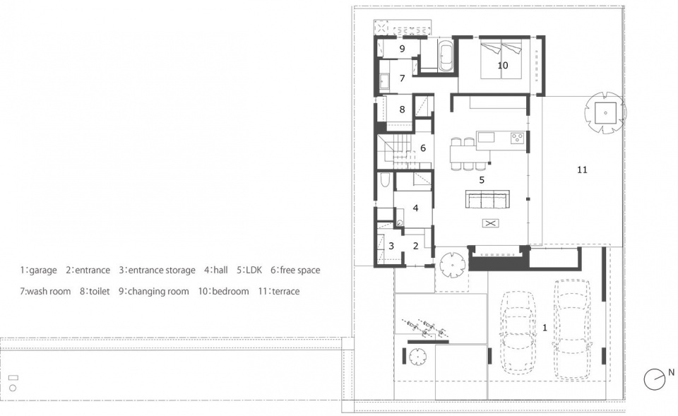 kamikasa house by alts design office 1
