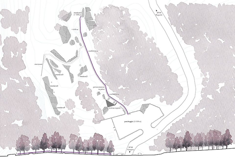 accessibility project for the heritage park of ceto by babau bureau and elisa brusegan