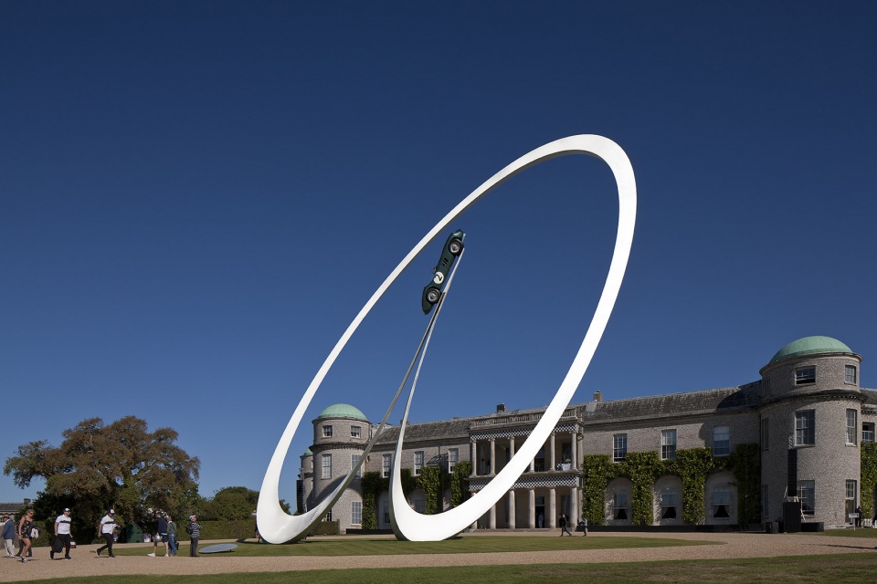 aston martin central feature goodwood festival of speed 2019 by gerry judah