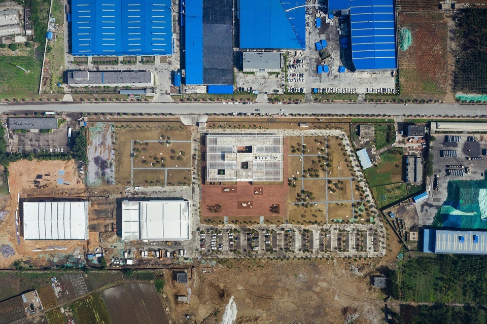 dingshi logistics office building china by archstudio