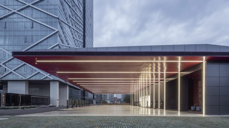Inventronics Electric Vehicle Charging Station China by GLA 960x540