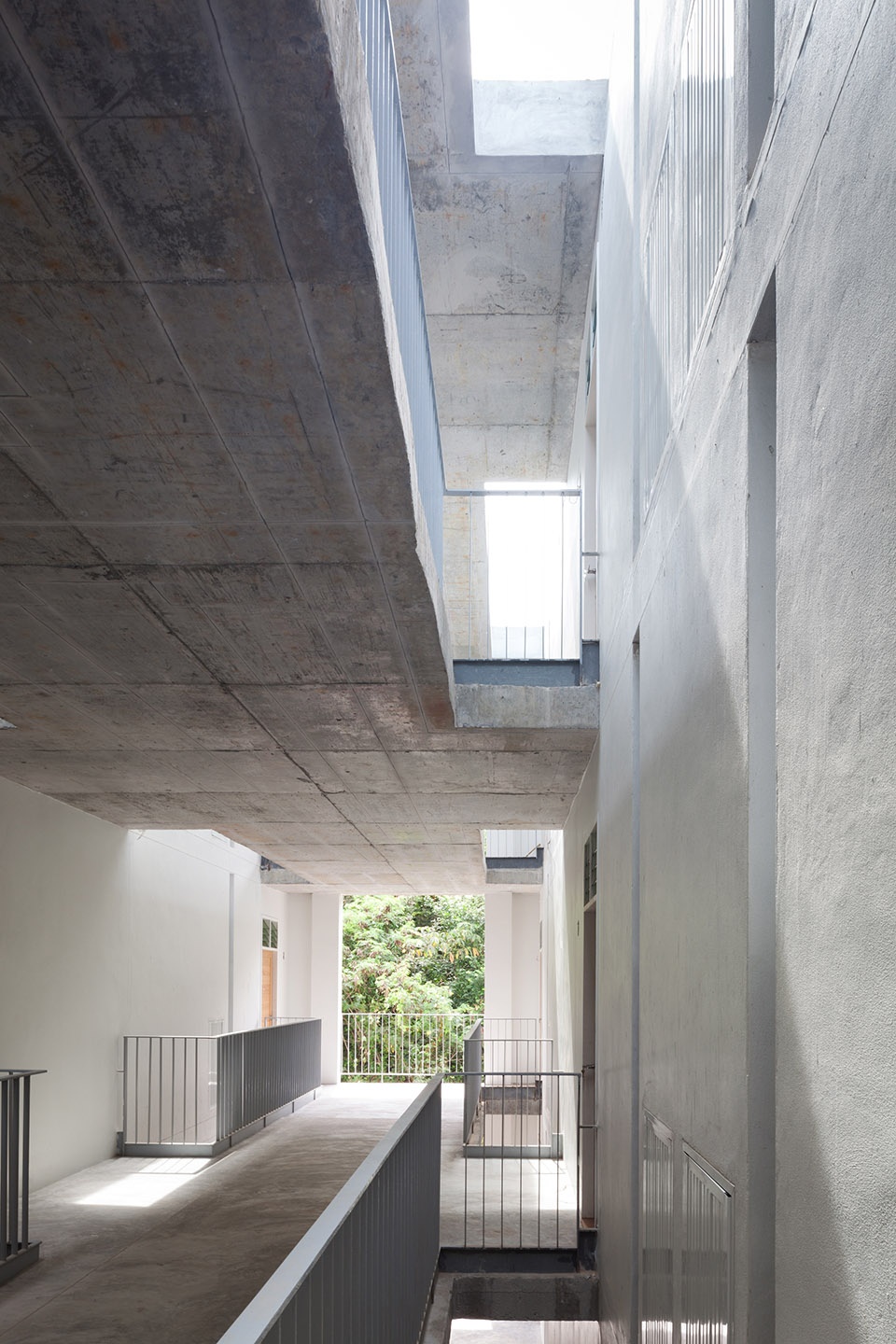 womens dormitory meditation building by walllasia