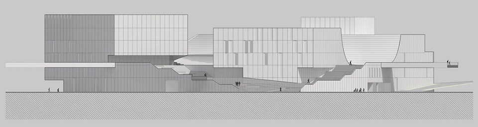 ban xue gang art center and surrounding block architecture conceptual design china by urbanus